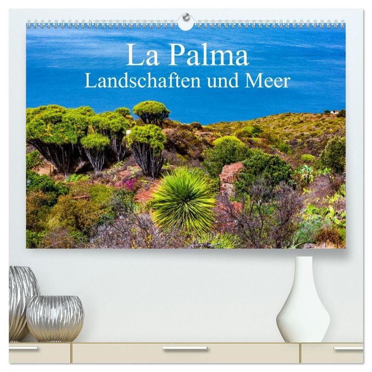 Produktbild: La Palma - Landschaften und Meer (hochwertiger Premium Wandkalender 2026 DIN A2 quer), Kunstdruck in Hochglanz
