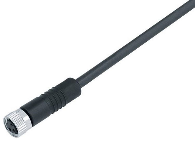 Produktbild: Binder 77 3406 0000 50012-0200 Sensor-/Aktor-Steckverbinder, konfektioniert M8 Kupplung, gerade 1 St.