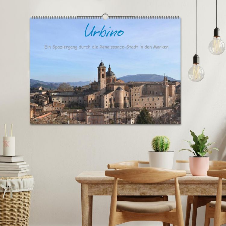 Produktbild: Urbino - Ein Spaziergang durch die Renaissance-Stadt in den Marken (Wandkalender 2026 DIN A2 quer), CALVENDO Monatskalender