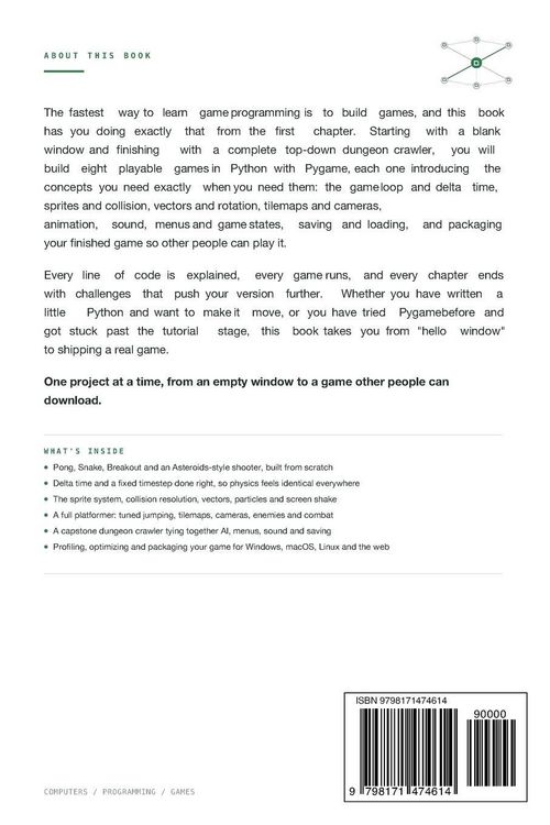 Produktbild: Learn Pygame by Building Games