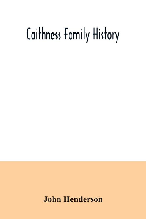 Produktbild: Caithness family history
