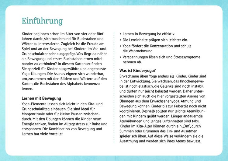 Produktbild: Das Yoga-Abc f&uuml;r Kinder
