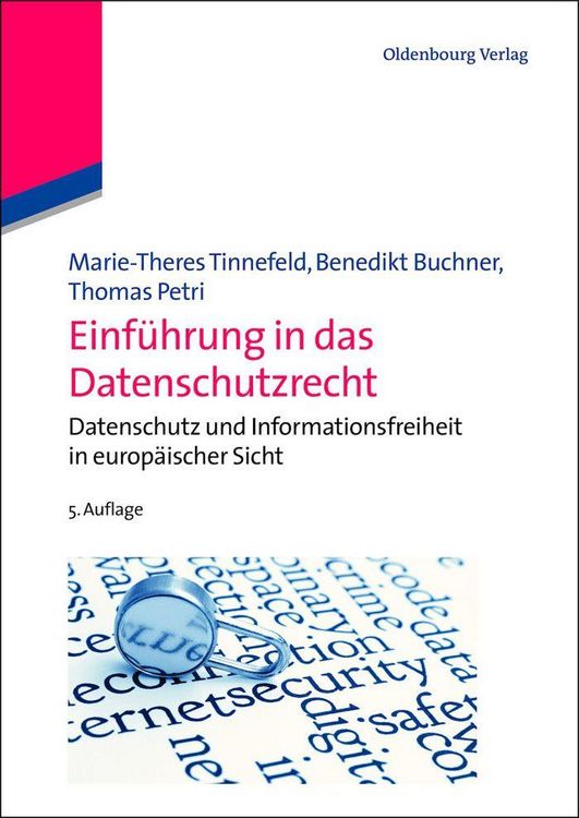 Produktbild: Einf&uuml;hrung in das Datenschutzrecht