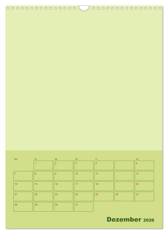 Produktbild: Bastel Terminkalender (Wandkalender 2026 DIN A3 hoch), CALVENDO Monatskalender