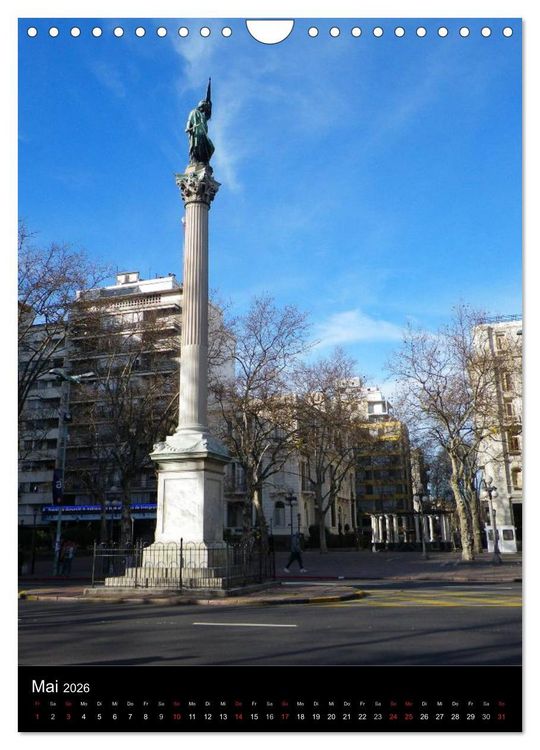 Produktbild: Winter in Montevideo (Wandkalender 2026 DIN A4 hoch), CALVENDO Monatskalender