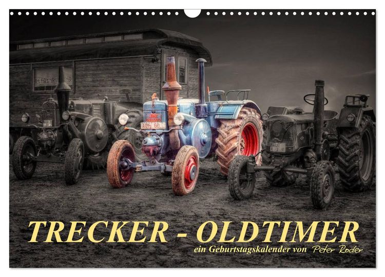 Produktbild: Trecker - Oldtimer / Geburtstagskalender (Wandkalender 2026 DIN A3 quer), CALVENDO Monatskalender