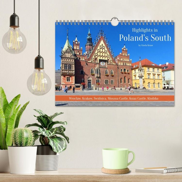 Produktbild: Highlights in Poland's South (Wall Calendar 2026 DIN A4 landscape), CALVENDO 12 Month Wall Calendar