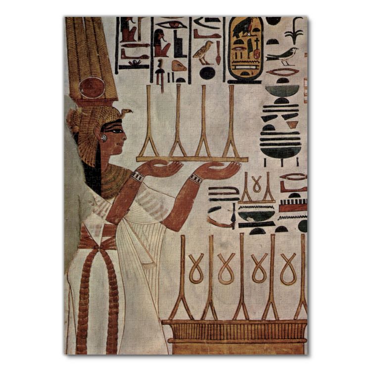 Produktbild: Lais Puzzle Maler der Grabkammer der Nefertari - Gattin des Ramses II., Die K&ouml;nigin Nefertari beim Opfer 1000 Teile