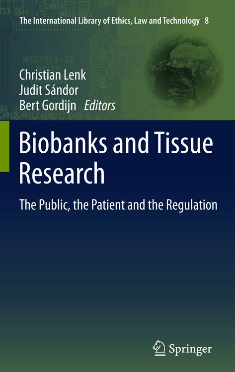 Produktbild: Biobanks and Tissue Research