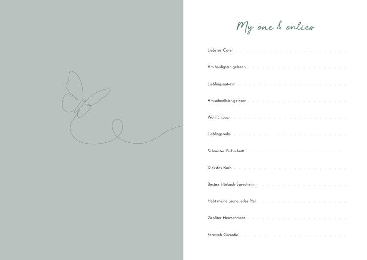 Produktbild: Just ONE more chapter - Mein Bookjournal
