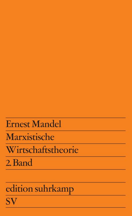 Produktbild: Marxistische Wirtschaftstheorie 2. Band