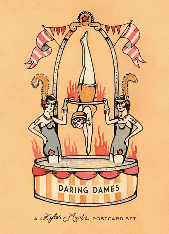 Produktbild: Daring Dames: A Kyler Martz Postcard Set