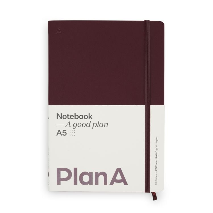 Produktbild: Notizbuch A5 Softcover Cozy Fig Punktiert, 128 Seiten