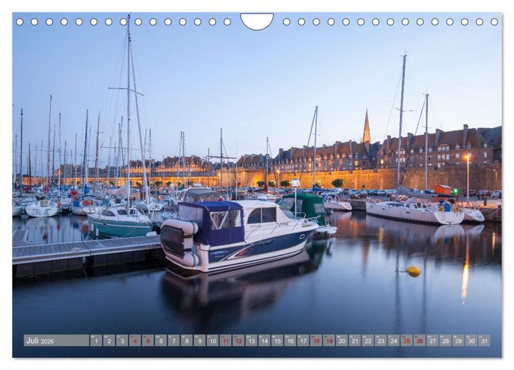 Produktbild: Momente einer Reise - Bretagne (Wandkalender 2026 DIN A4 quer), CALVENDO Monatskalender