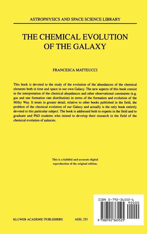 Produktbild: The Chemical Evolution of the Galaxy