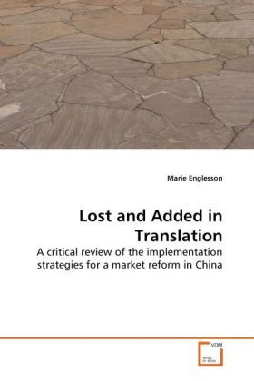 Produktbild: Englesson, M: Lost and Added in Translation