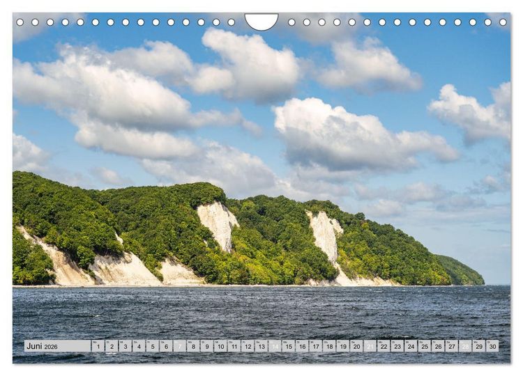Produktbild: Wundersch&ouml;ne Ostsee R&uuml;gen und Usedom (Wandkalender 2026 DIN A4 quer), CALVENDO Monatskalender