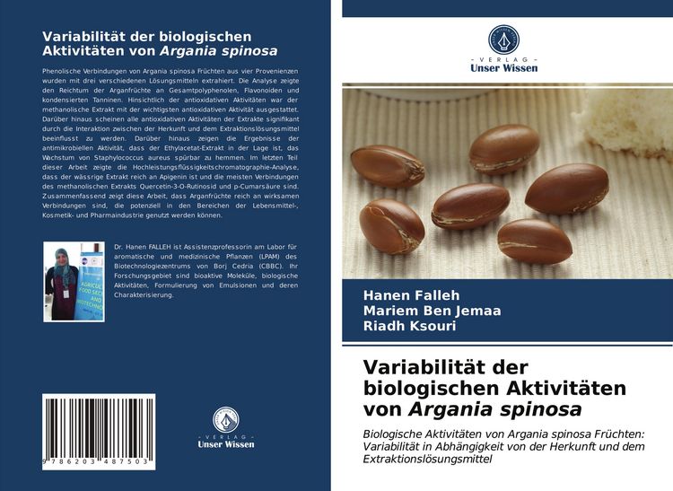 Produktbild: Variabilit&auml;t der biologischen Aktivit&auml;ten von Argania spinosa
