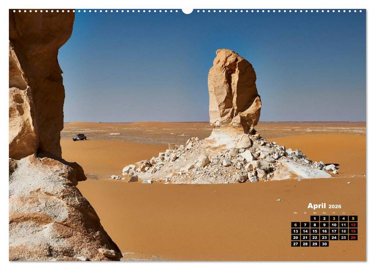 Produktbild: &Auml;gypten &ndash; westliche W&uuml;sten (hochwertiger Premium Wandkalender 2026 DIN A2 quer), Kunstdruck in Hochglanz