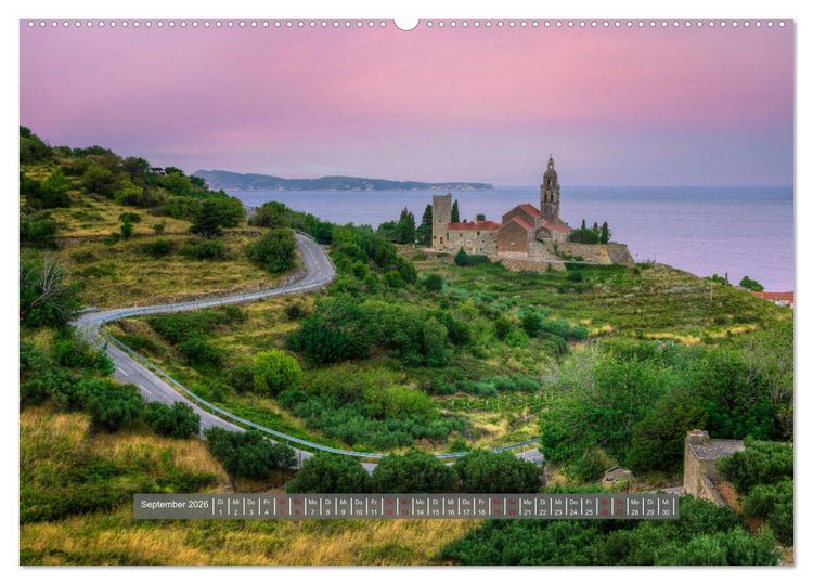 Produktbild: Vis Kroatien - Romantische Insel der Adria (Wandkalender 2026 DIN A2 quer), CALVENDO Monatskalender