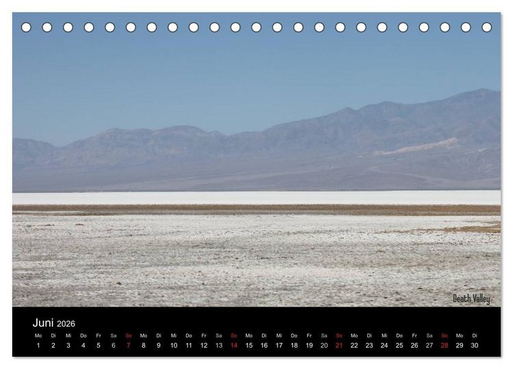 Produktbild: United States National Parks (Tischkalender 2026 DIN A5 quer), CALVENDO Monatskalender