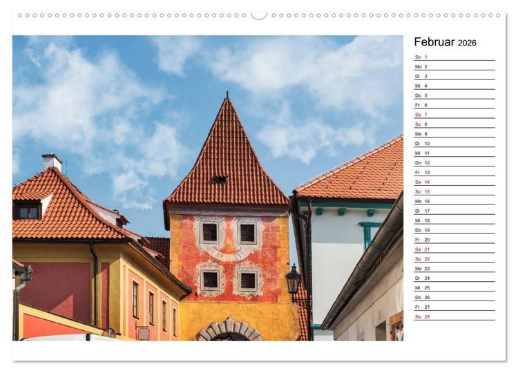Produktbild: Ein Wochenende in Krumau (Wandkalender 2026 DIN A2 quer), CALVENDO Monatskalender