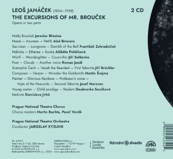 Produktbild: The Excursions of Mr. Broucek (Oper in 2 Akten)
