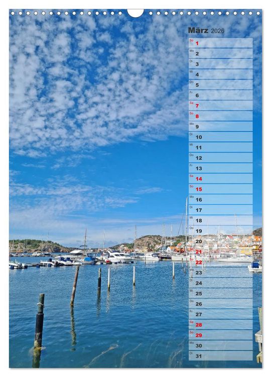 Produktbild: Skandinavien entdecken - Von Schweden nach Norwegen mit dem Wohnmobil (Wandkalender 2026 DIN A3 hoch), CALVENDO Monatskalender