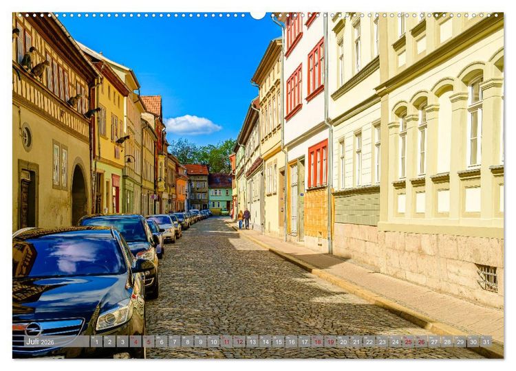 Produktbild: Ein Blick auf M&uuml;hlhausen in Th&uuml;ringen (Wandkalender 2026 DIN A2 quer), CALVENDO Monatskalender