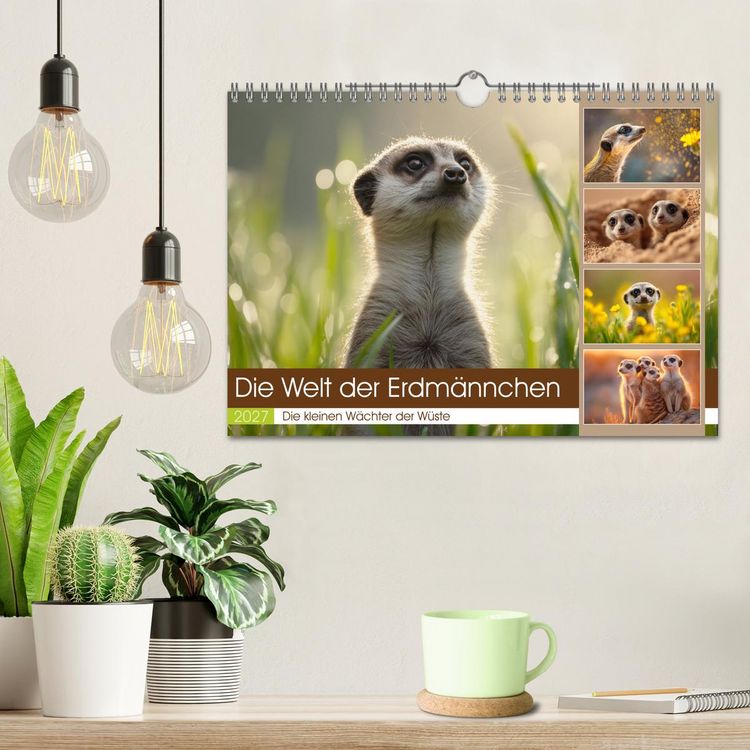 Produktbild: Die Welt der Erdm&auml;nnchen (Wandkalender 2027 DIN A4 quer), CALVENDO Monatskalender
