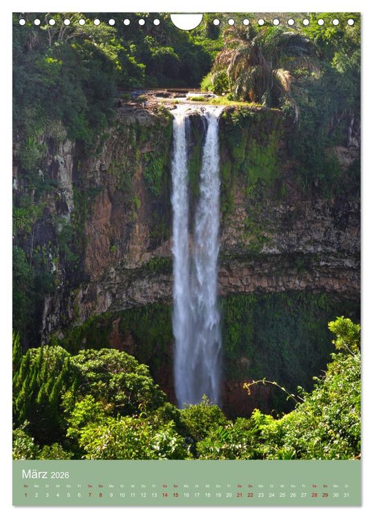 Produktbild: Erlebe mit mir das Inselparadies Mauritius (Wandkalender 2026 DIN A4 hoch), CALVENDO Monatskalender