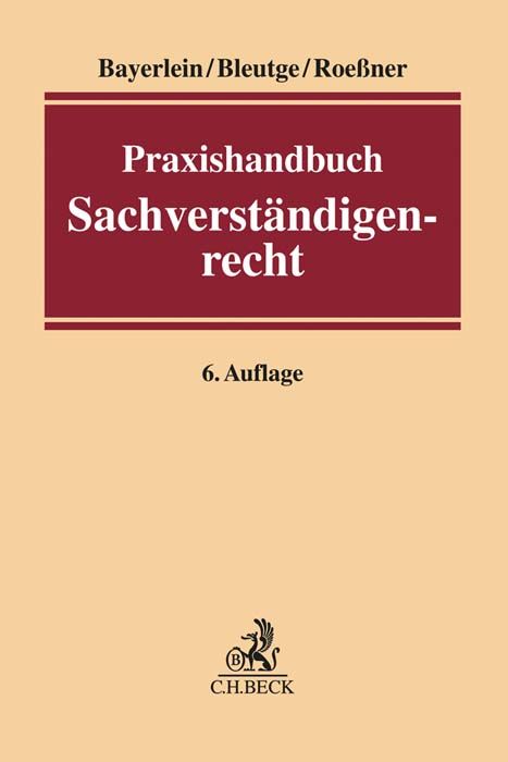 Produktbild: Praxishandbuch Sachverst&auml;ndigenrecht