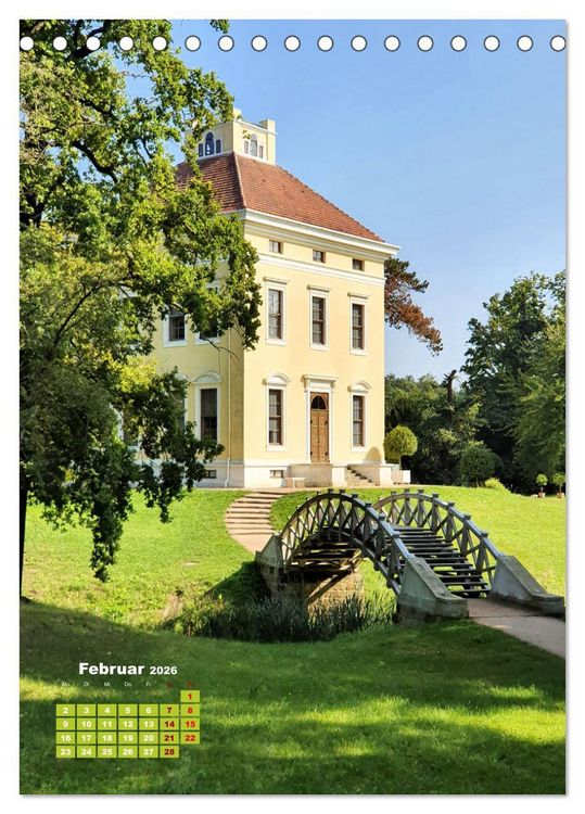 Produktbild: W&ouml;rlitzer Park und Luisium - Eine romantische Reise (Tischkalender 2026 DIN A5 hoch), CALVENDO Monatskalender