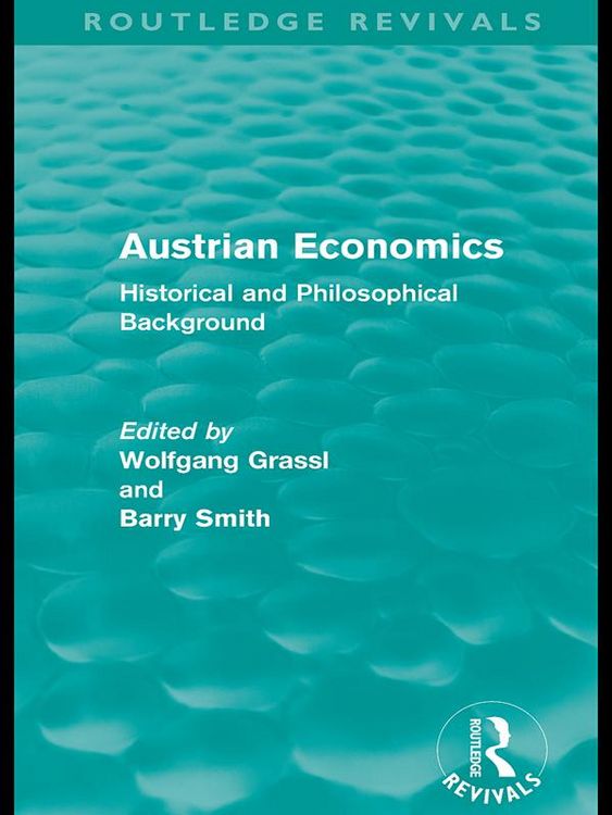 Produktbild: Austrian Economics (Routledge Revivals)