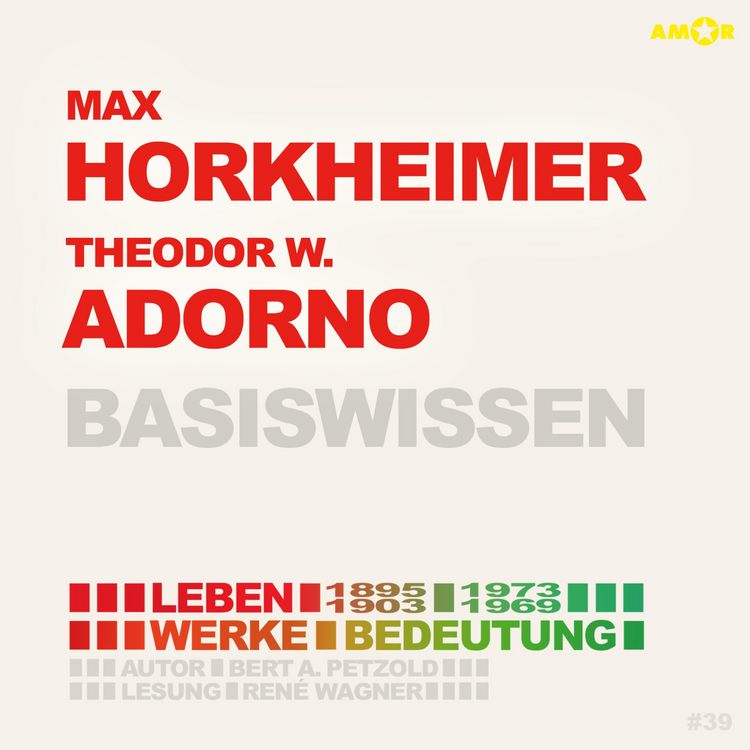 Produktbild: Max Horkheimer (1895-1973) und Theodor W. Adorno (1903-1969) - Leben, Werk, Bedeutung - Basiswissen