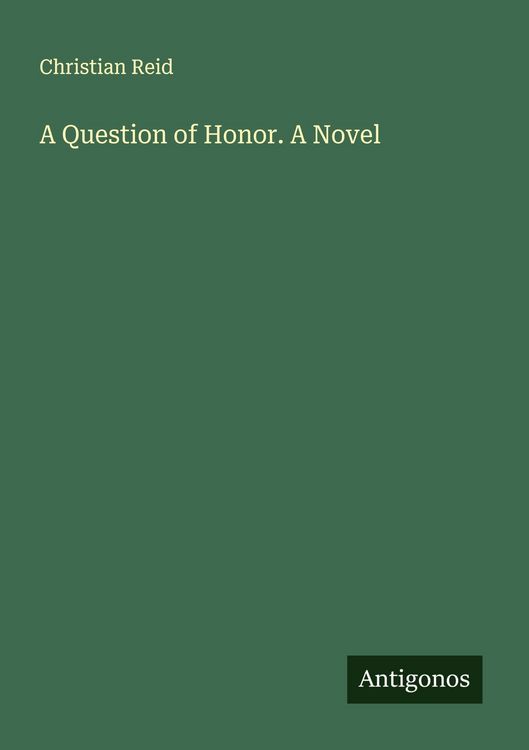 Produktbild: A Question of Honor. A Novel