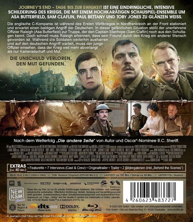 Produktbild: Journey's End - Tage bis zur Ewigkeit