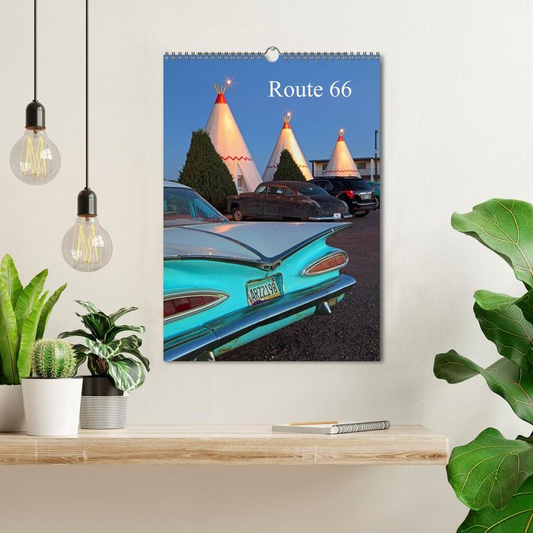 Produktbild: Route 66 (Wandkalender 2026 DIN A3 hoch), CALVENDO Monatskalender