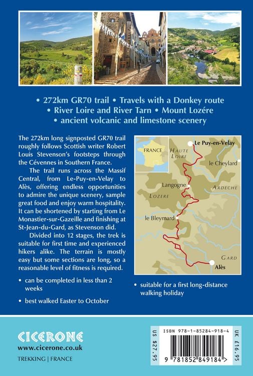 Produktbild: Trekking the Robert Louis Stevenson Trail