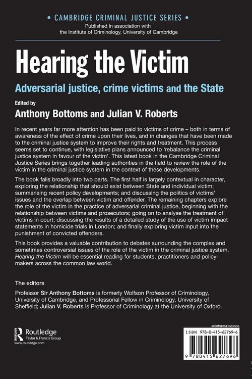 Produktbild: Hearing the Victim