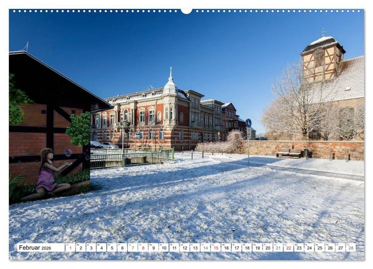 Produktbild: Prenzlau - im Wandel der Jahreszeiten (Wandkalender 2026 DIN A2 quer), CALVENDO Monatskalender