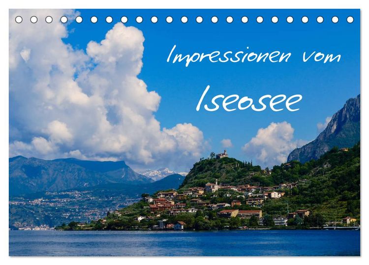 Produktbild: Impressionen vom Iseosee (Tischkalender 2026 DIN A5 quer), CALVENDO Monatskalender