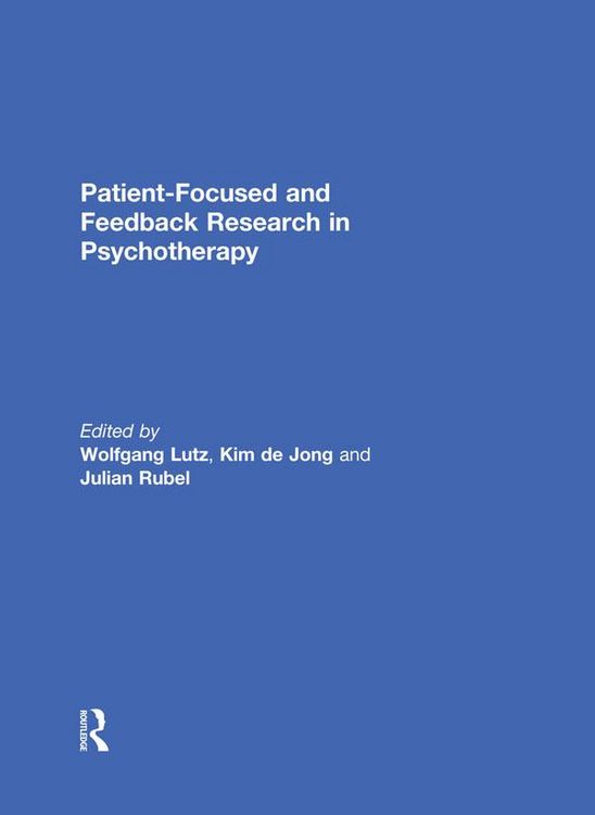 Produktbild: Patient-Focused and Feedback Research in Psychotherapy
