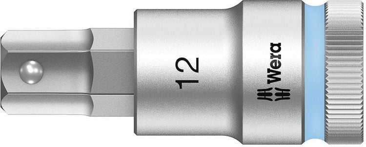Produktbild: Wera 8740 C HF 05003826001 Innen-Sechskant Steckschl&uuml;ssel-Bit-Einsatz 12 mm 1/2" (12.5 mm)