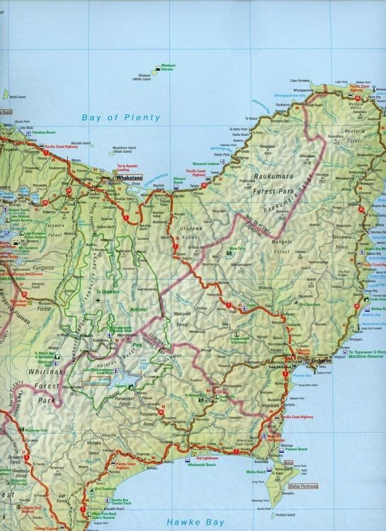 Produktbild: Reisekarte Neuseeland 1:800.000