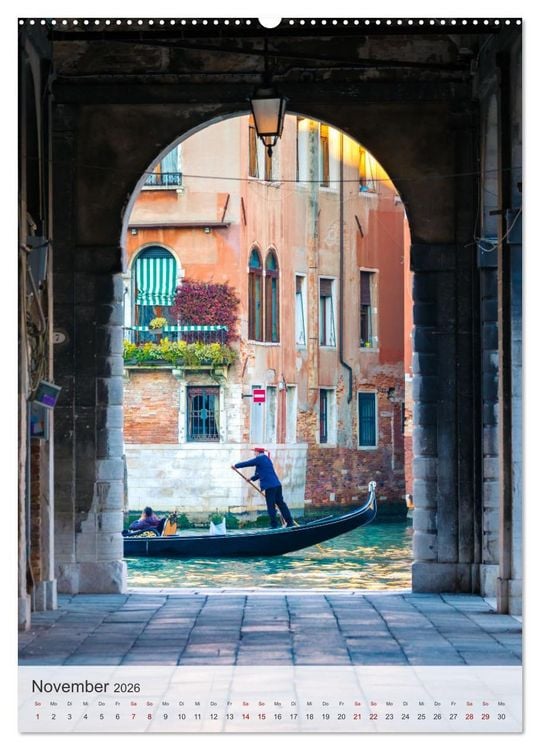 Produktbild: Venezia - La Serenissima repubblica (Wandkalender 2026 DIN A2 hoch), CALVENDO Monatskalender
