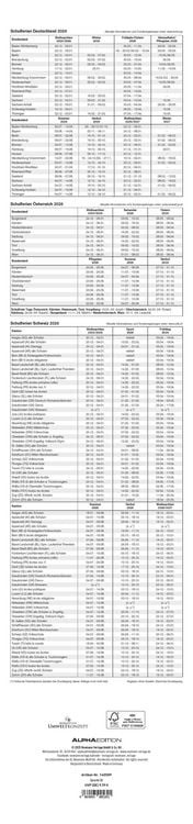 Produktbild: Streifenplaner XL ROT 2026 - Streifenkalender 15x64 cm - Wandplaner - Küchenkalender - schmales Design - eine Spalte - Langplaner
