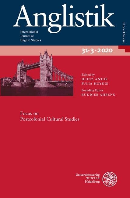 Produktbild: Anglistik. International Journal of English Studies. Volume 31:3 (2020)