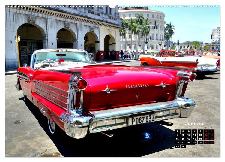 Produktbild: Der rote Star . Oldsmobile Starfire 98 (hochwertiger Premium Wandkalender 2026 DIN A2 quer), Kunstdruck in Hochglanz
