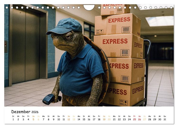 Produktbild: Dienst nach Vorschrift (Wandkalender 2026 DIN A4 quer), CALVENDO Monatskalender